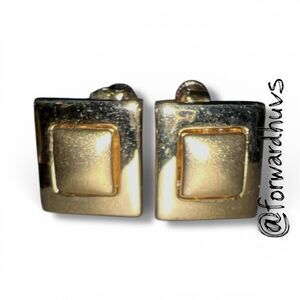 Napier Gold-Tone Vintage Screw Back Earrings – Classic and Timeless